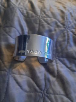 Tiffany & Co. Sterling Silver Wide Cuff Ring