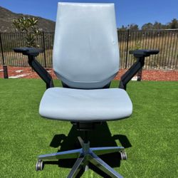 Steelcase Gesture Fully Loaded Model With Polished Aluminum Base Office Chair