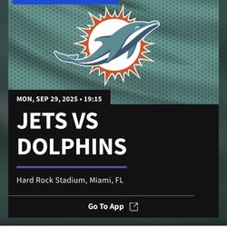Dolphins Tickets MNF