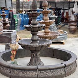 Water Fountain With Bottom Ring 