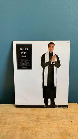 HALLOWEEN FATHER PRIEST ADULT SIZE COSTUME