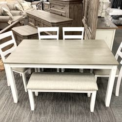 New Table / 4 Chairs / Bench 🔥🔥 SPECIAL 