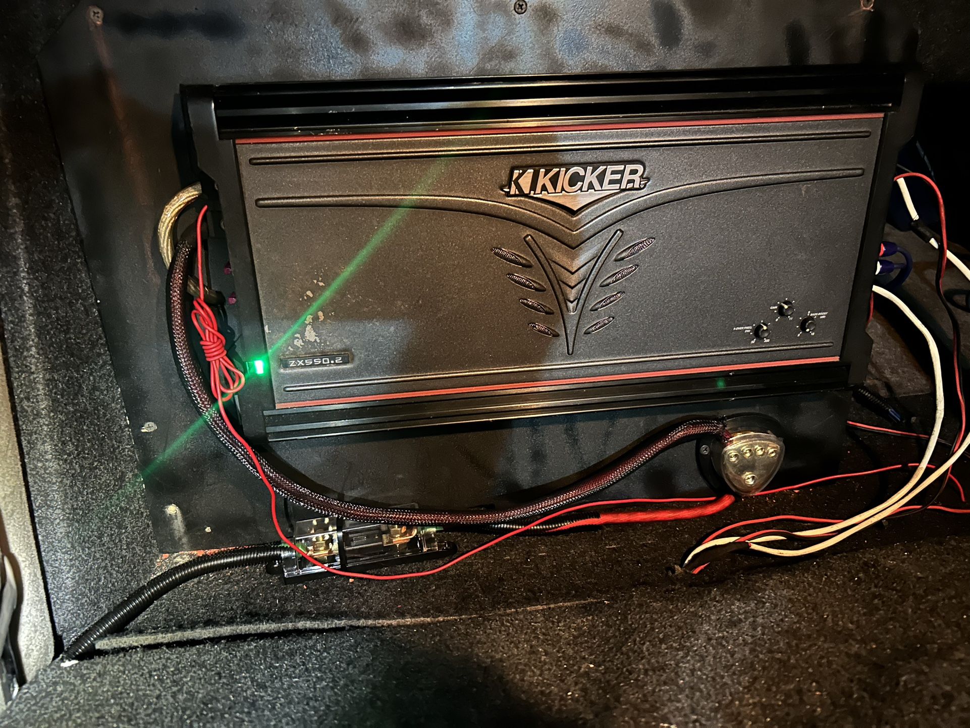 Kicker Zx 550.2 Big Amplifer 100% Working Everything Please Read Specs Come Test Item Ready To Go