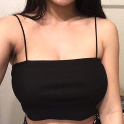 Black Crop Top