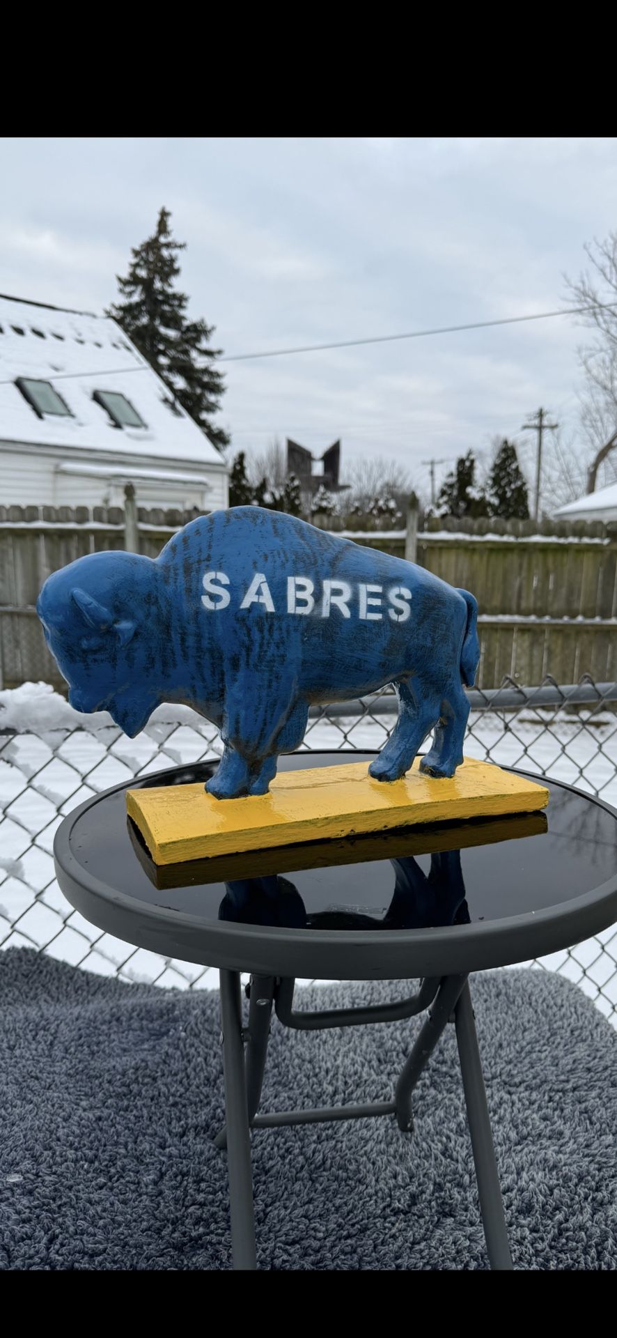 Sabres Buffalo Statue