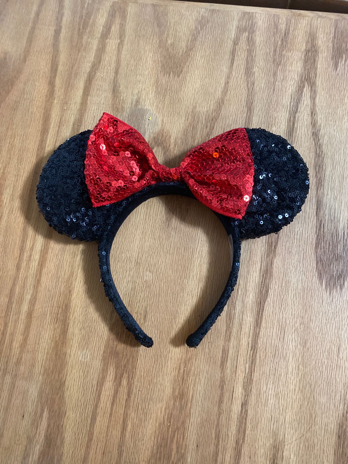 Glitter Minnie Mouse Themed Disney Ears