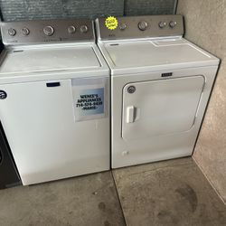 MAYTAG WASHER & GAS DRYER