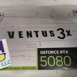 Brand New MSI Ventus 3x White NVIDIA GeForce RTX 5080 GPU