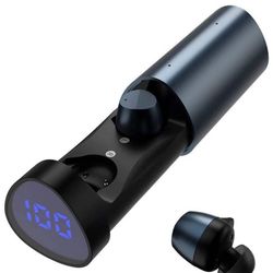 True Wireless Earbuds, Bluetooth 5.0 Auto Pairing Sport Earbuds with Mic, IPX6 Waterproof 24 Hours Playtime Excellent Hi-Fi Soun