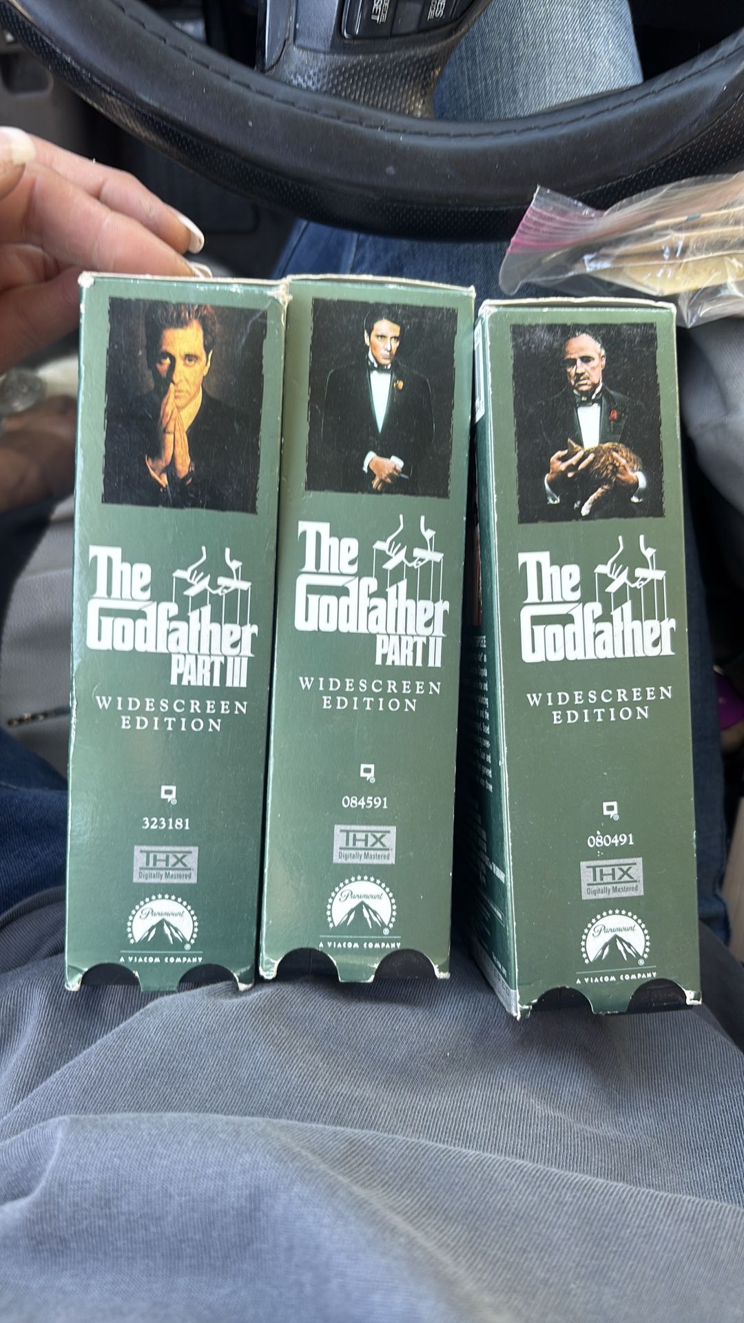 The Godfather part 1,2,3 VHS