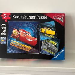 Disney Cars Puzzles 5+ Lightning McQueen, Cruz & Storm