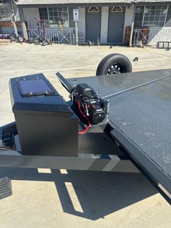 18ft Car Hauler Trailer with Winch $4,250 OBO