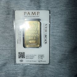 Pamp 1 oz Gold Bar