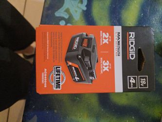 Ridgid 18V 4ah Battery