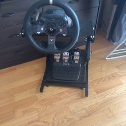 Logitech Wheel Pedals And stand With Extension Wires