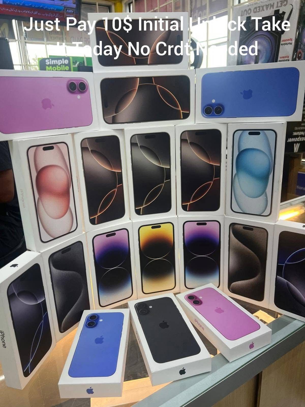 IPhone 16 pro unlock Pay Low Down No Crdt Needed