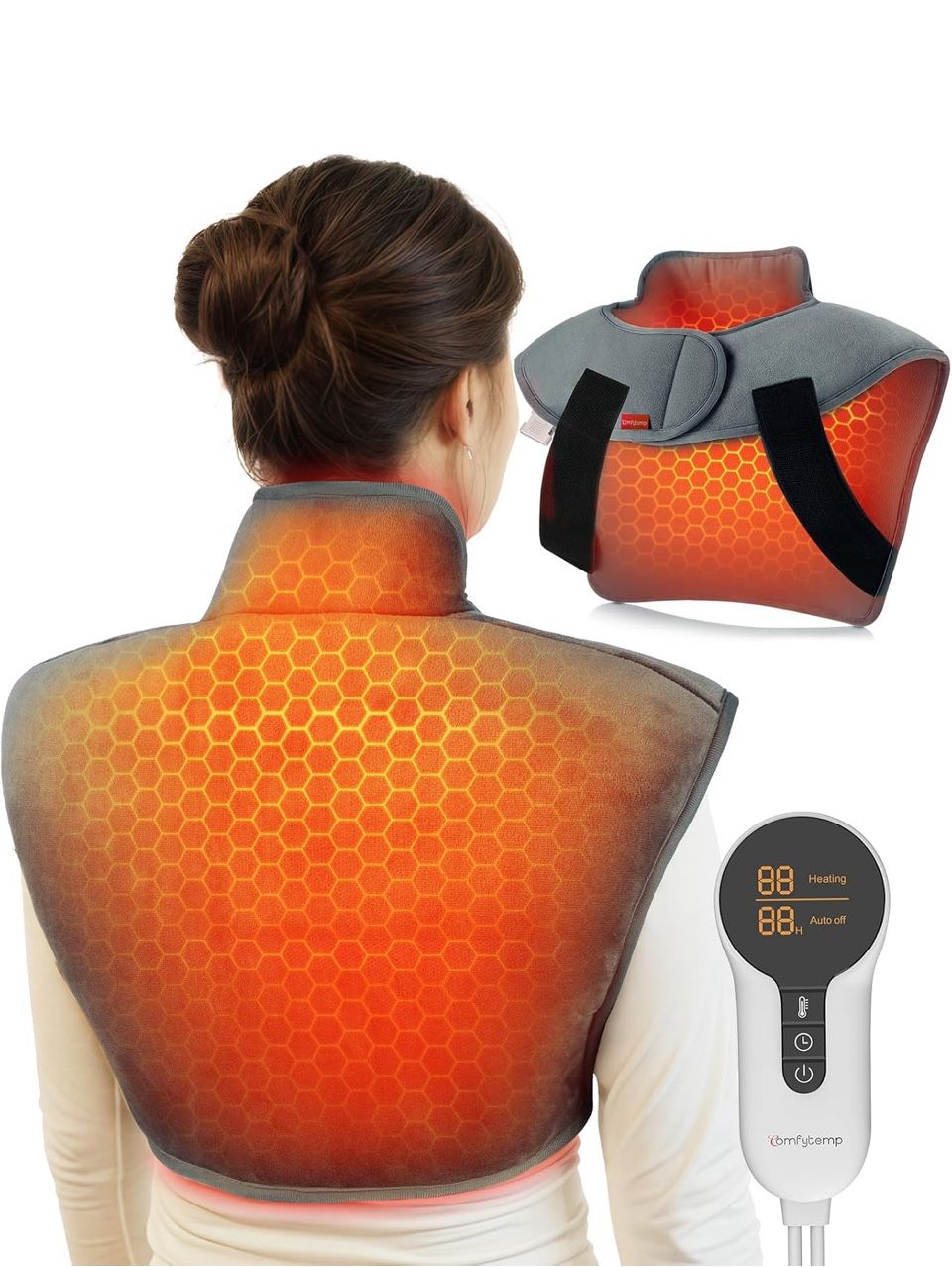 Comfytemp Weighted Heating Pad for Neck and Shoulders