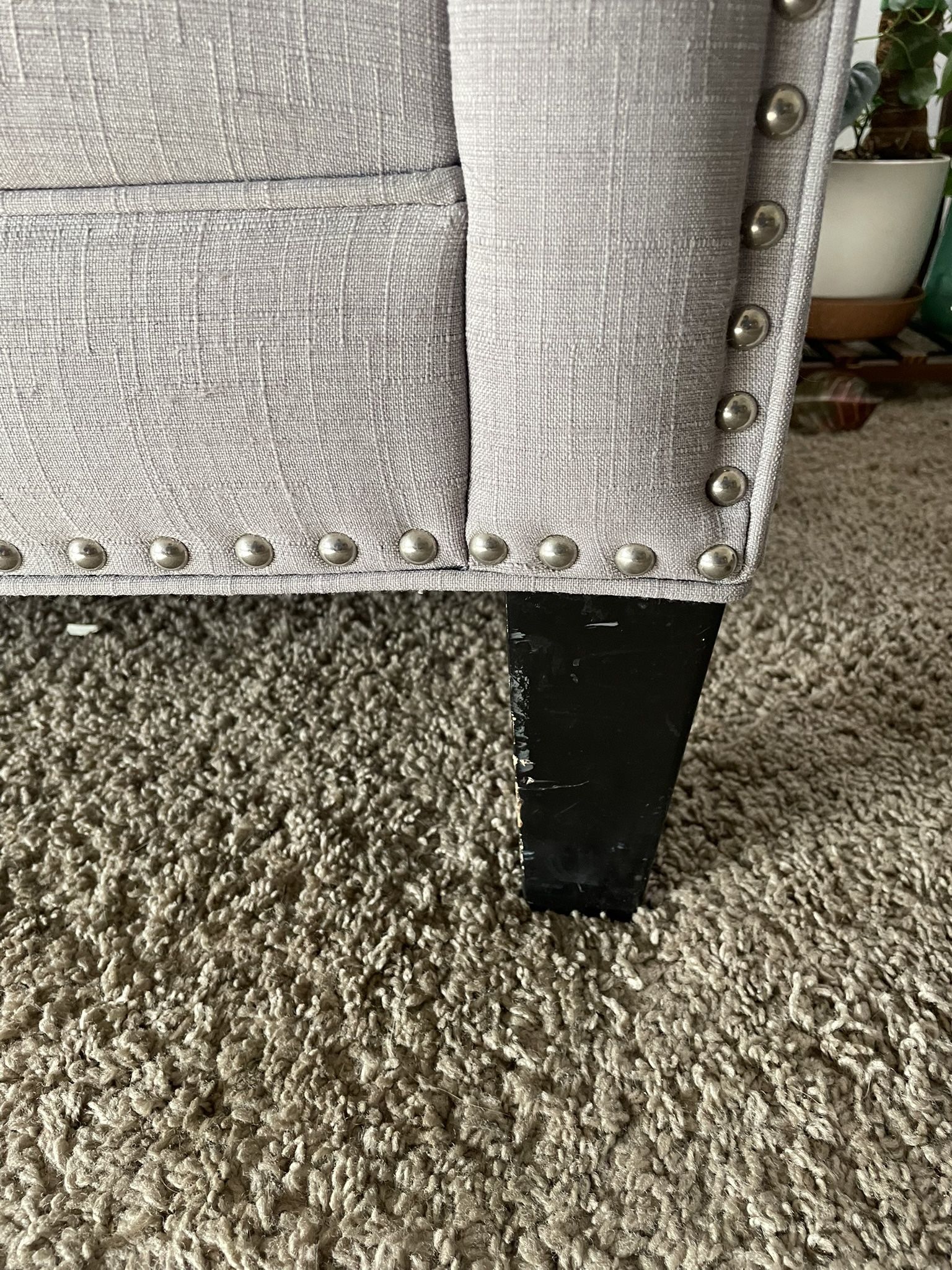 Light Gray 3 Seater Couch.