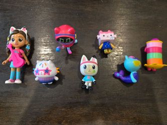 Small collection of Gabby's Dollhouse figures