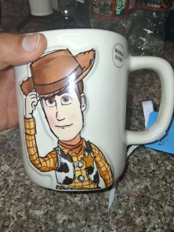 Rae Dunn Disney Pixar Toy Story Woody Mug NEW DESIGN