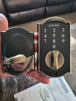 New Schlage Keyless Touchscreen Deadbolt.