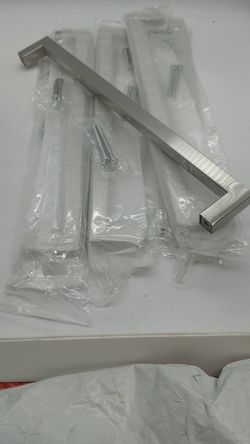 Nickel Drawer pull cabinet
