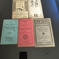 Vintage 100 Years Old Collectors Booklets 