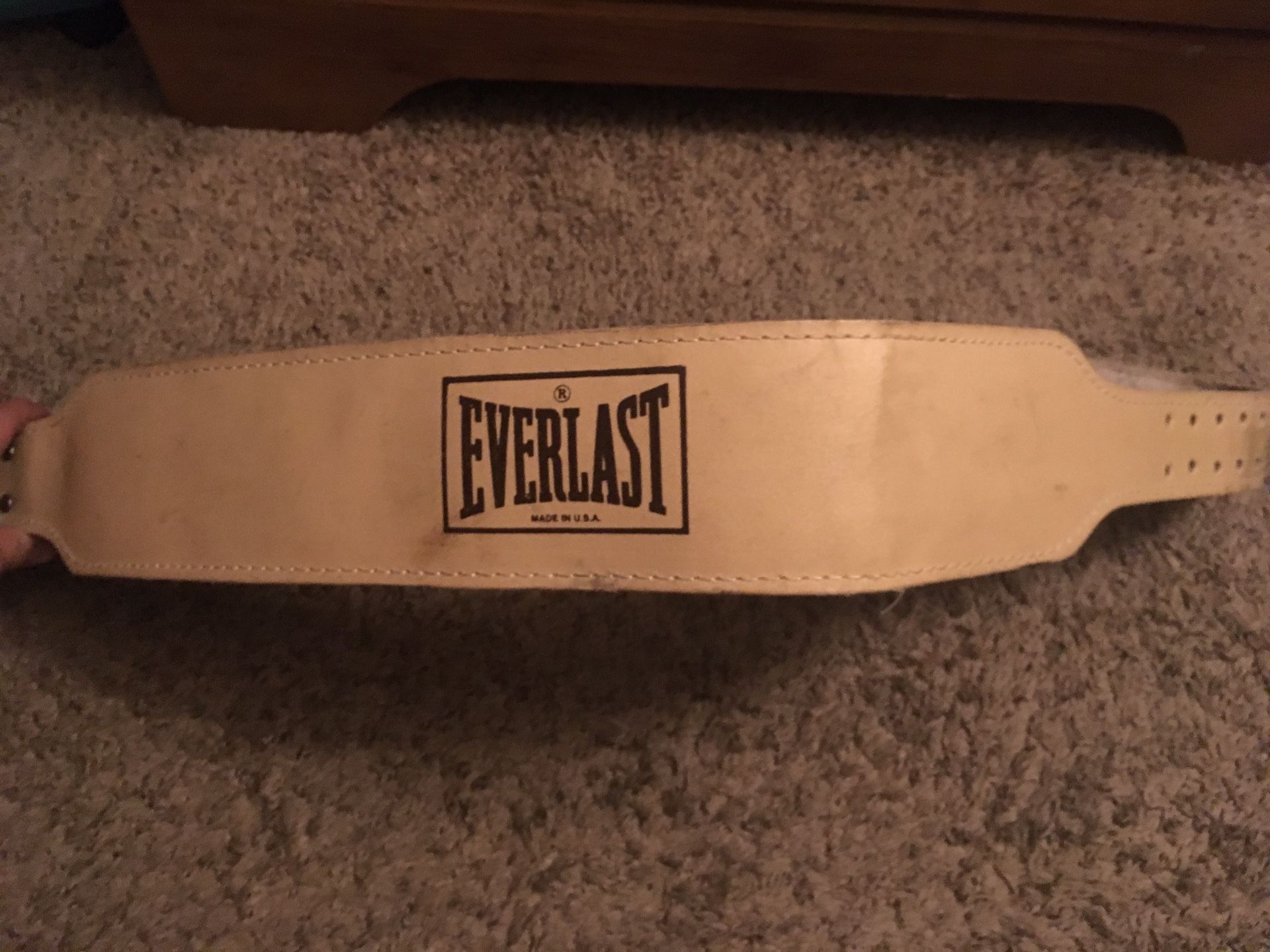 Everlast weight-lifting belt-Vintage 1017 Model (Large Size)