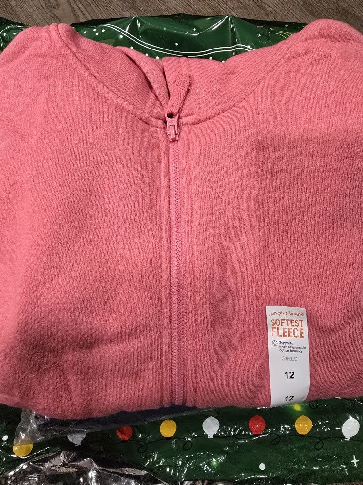 Girls Zip Up Hoodie Jacket