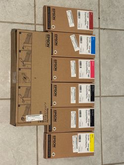 EPSON INK CARTRIDGES & MAINTENANCE BOX