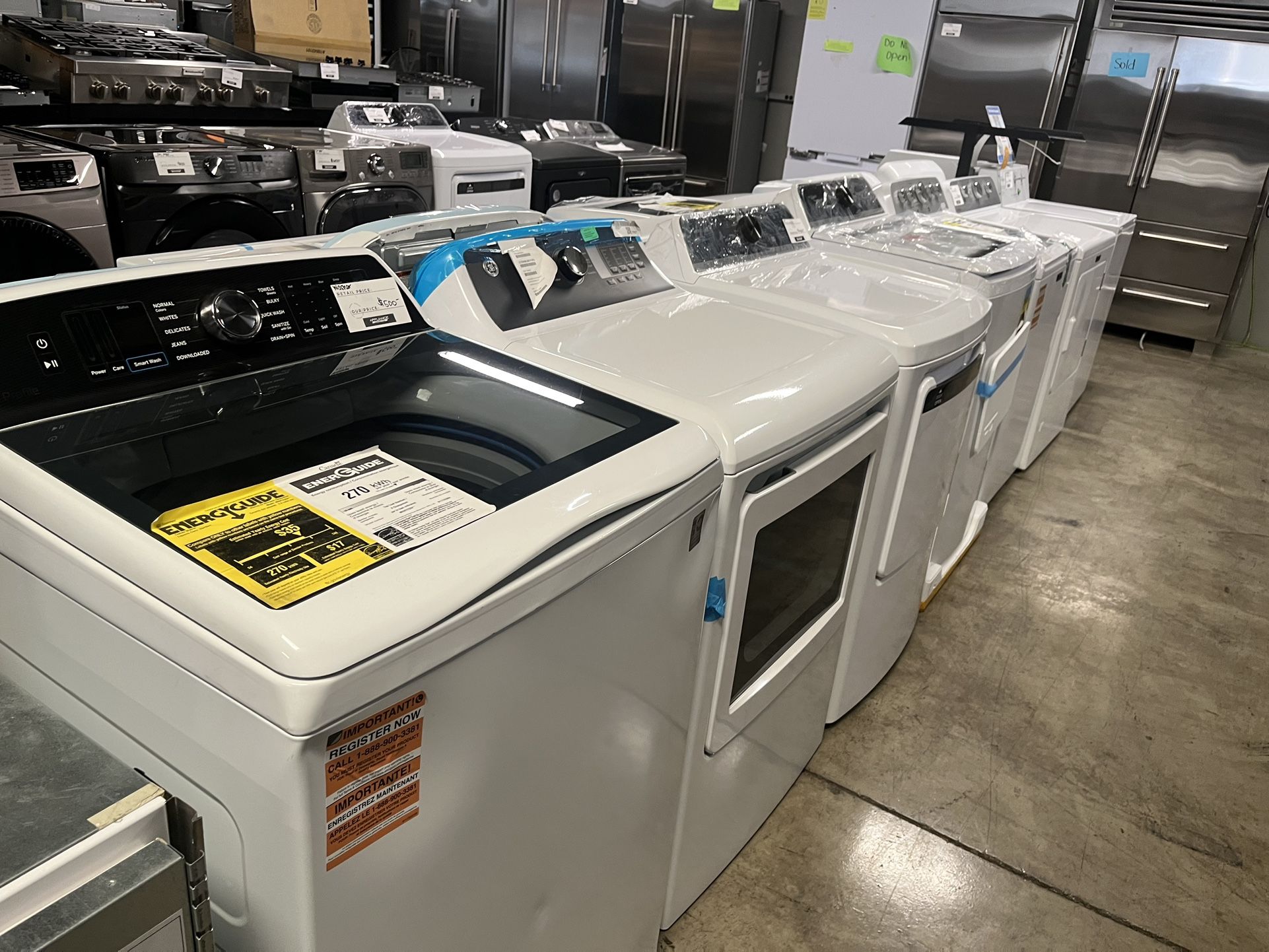 WASHER AND DRYER SETS
