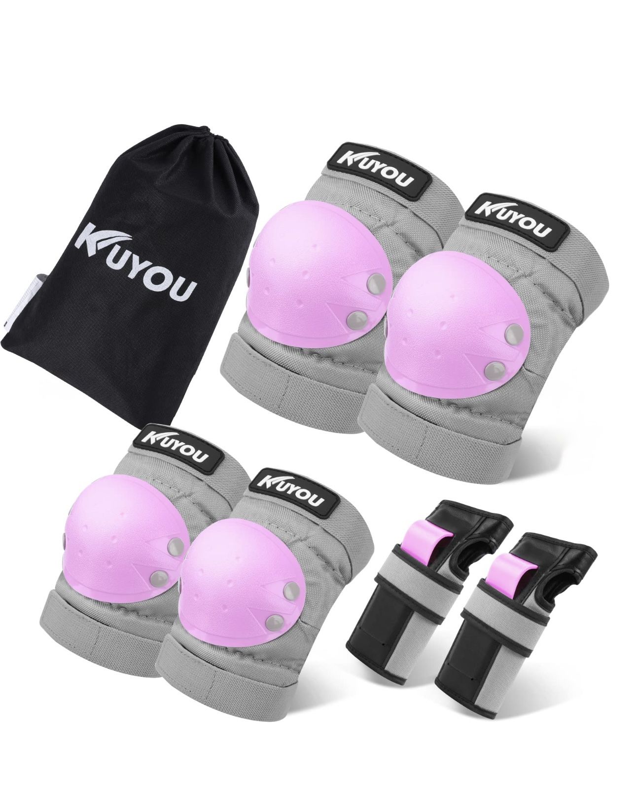 Kids Toddler Knee Pads Elbow Pads Wrist Guards, Kids Scating Protective Gear Safety Set for Roller Skate Biking, Riding, Cycling Scooter For boys Girl