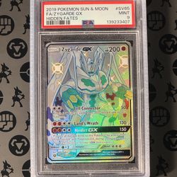 Pokemon Zygarde Gx PSA 9 