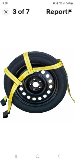 2pcs Tow Dolly Straps 14"-17" Tires