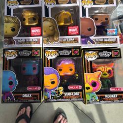 Funko Pop Guardians Of The Galaxy Exclusives Set