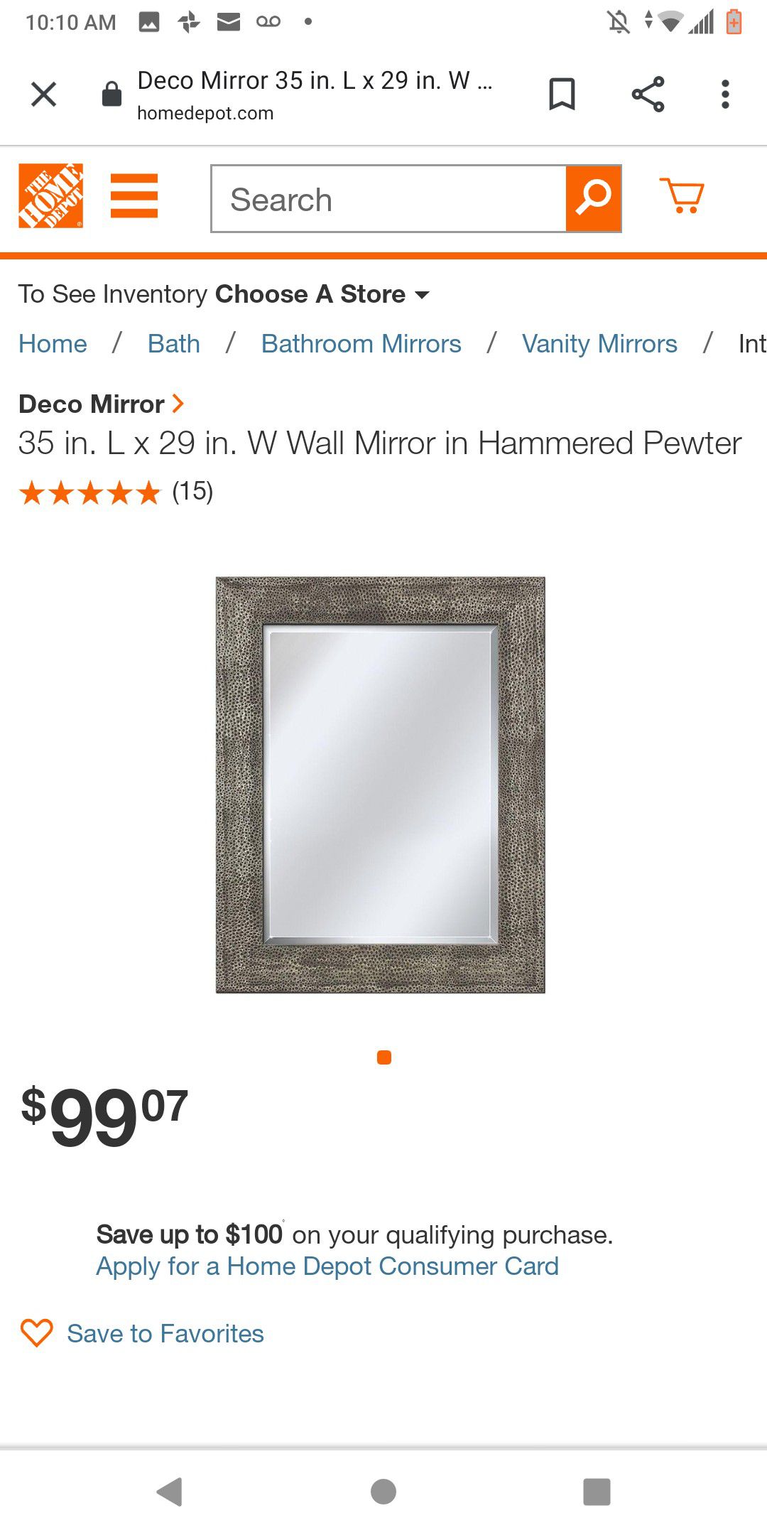 Decorative mirror 35x29. No scratches good condition. $50 obo