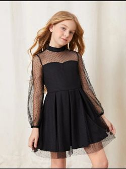 Girls BLACK DRESS