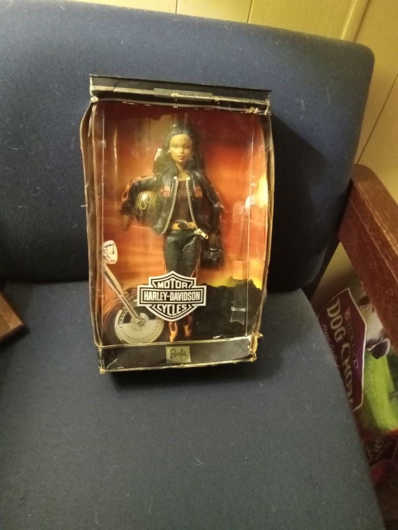 2000 Collector Edition Harley Davidson Barbie African American #29208 By Mattel.....Pre-Owned