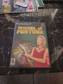 Wheel of fortune Playstation 2 game