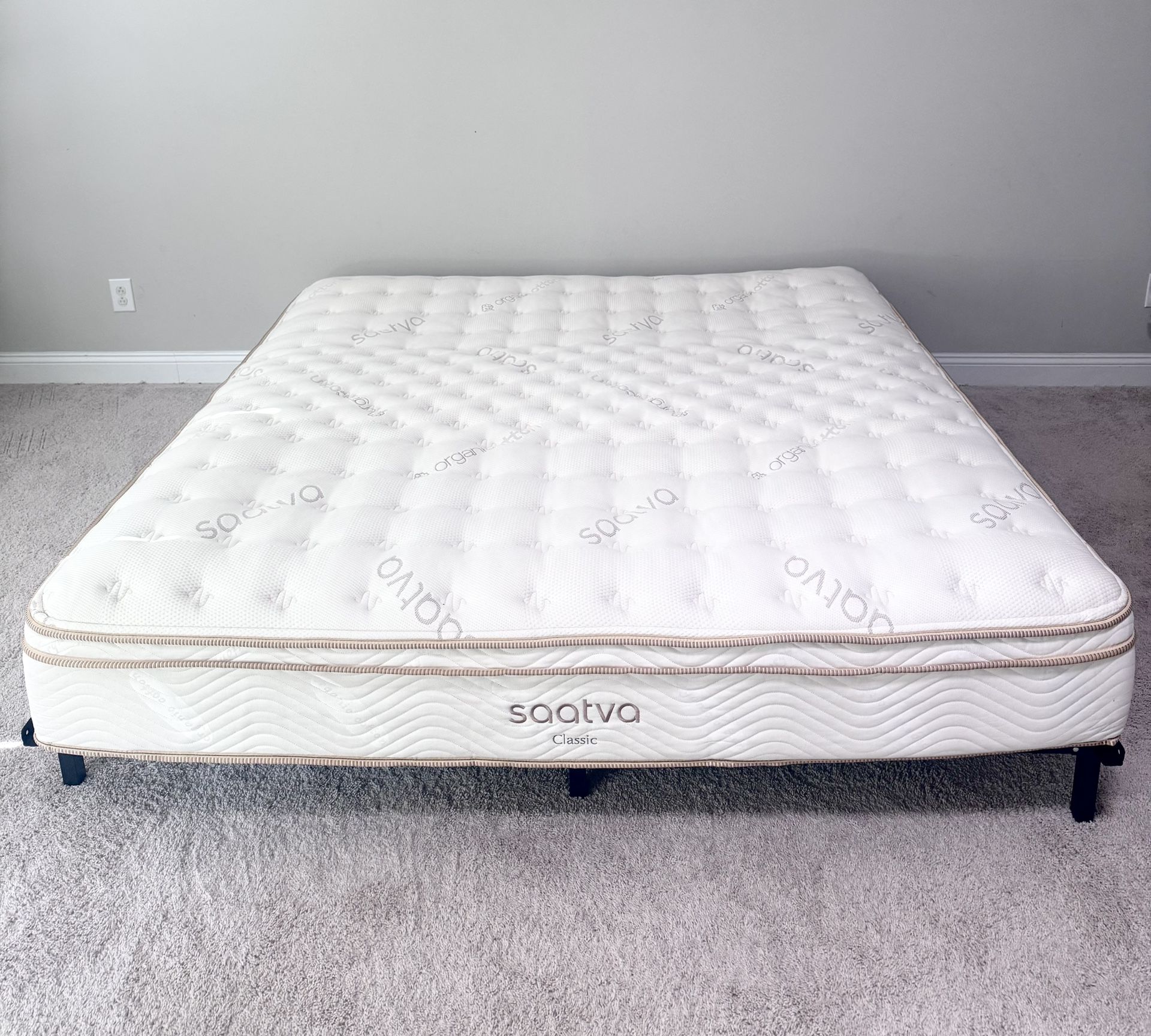 King Saatva Classic Mattress – Organic Cotton + Free Delivery