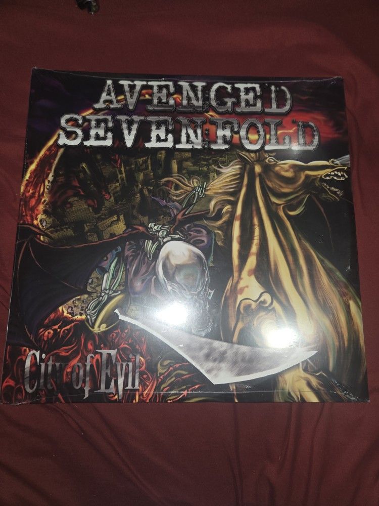 Avenged Sevenfold City of Evil (Gold) Vinyl Album