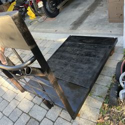 Antique Industrial Cart 