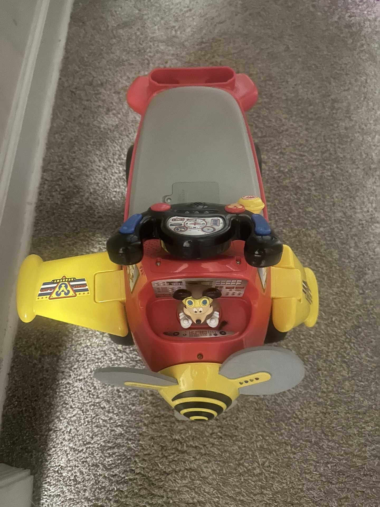 Mickey mouse airplane ride