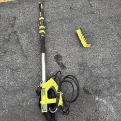 RYOBI 18 ft. Extension Pole with Brush for Pressure Washer RY31EP26