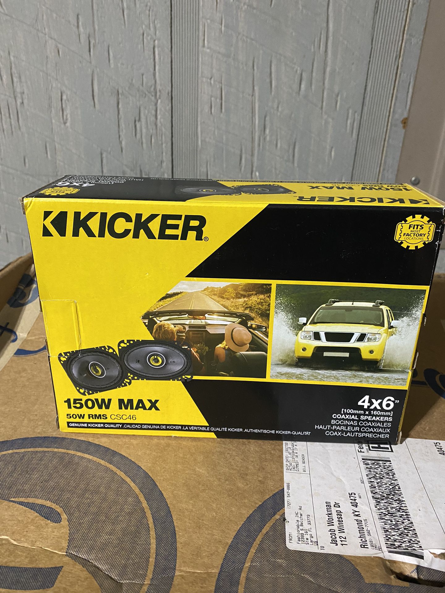 BRAND NEW NEVER USED KICKERS 4x6 