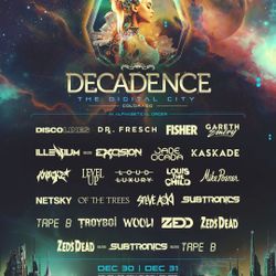 LOOK FOR DECADENCE NYE TIX