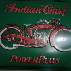 Indian Motorcycle Metal Sign