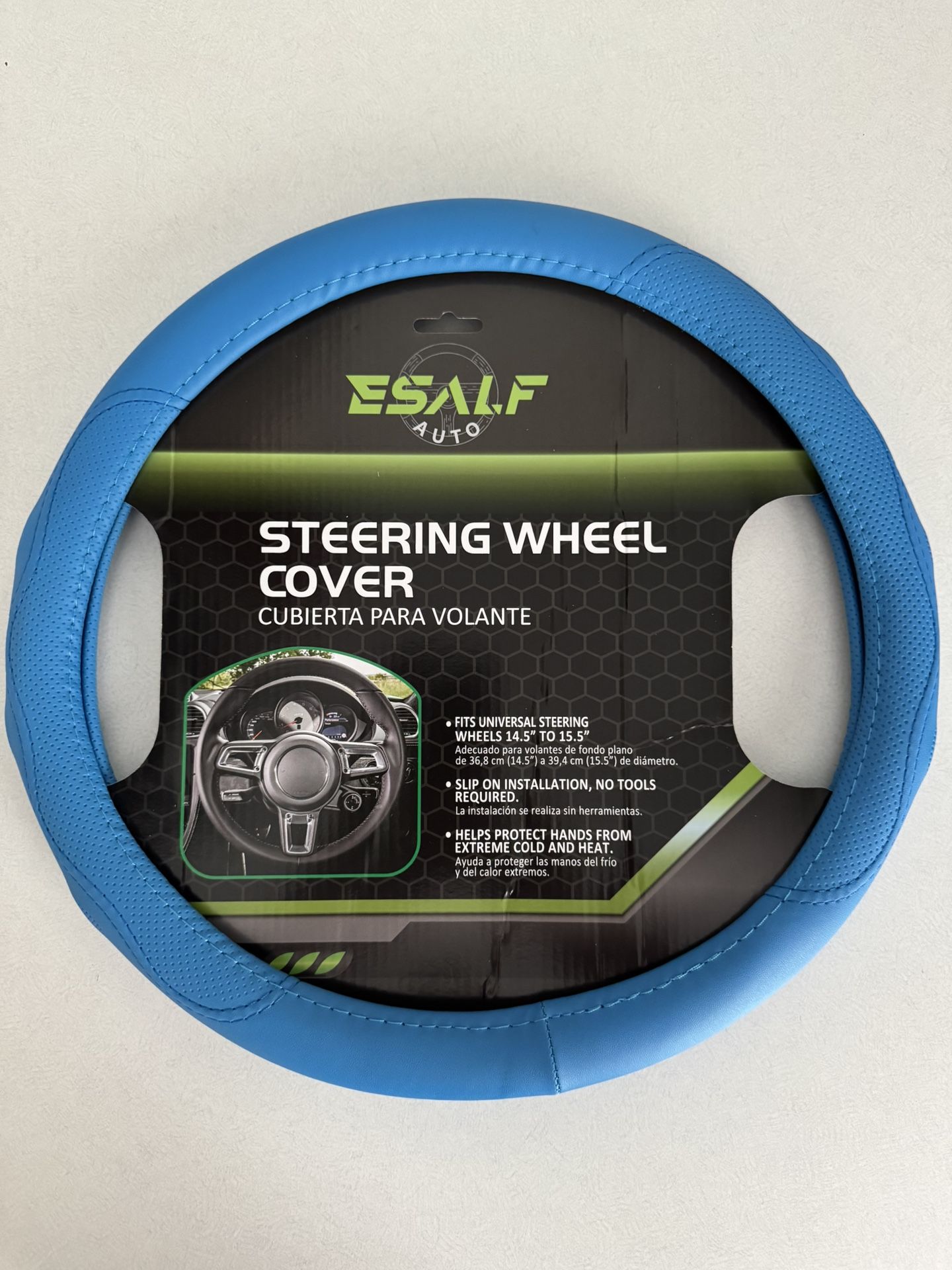 Steering wheel cover