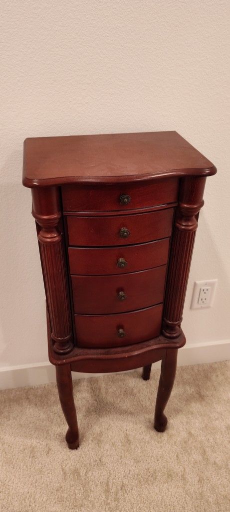 Jewelry Armoire 4 Drawers $30