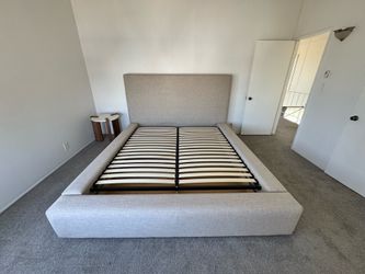 king bed and mattress